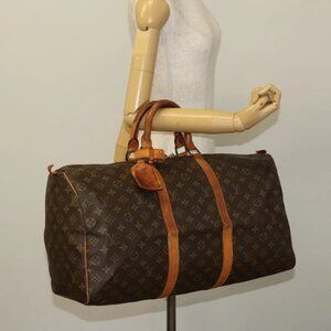 LOUIS VUITTON Monogram Keepall 50 Boston Bag